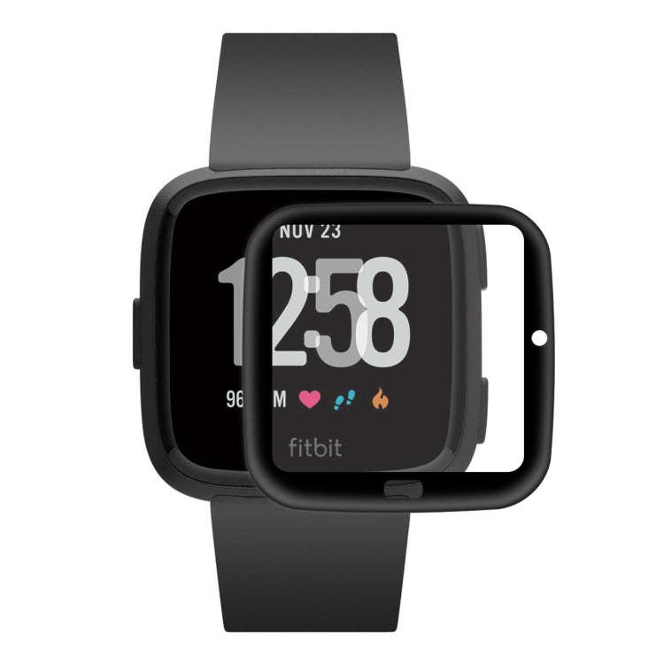 For Fitbit Versa (2018) ENKAY Hat-prince 3D Full Screen Soft TPU Edge + Soft Glass HD Screen Prot...