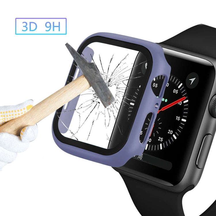 ENKAY Hat-prince Full Coverage PC Case + Tempered Glass Protector for Apple Watch Series 5 / 4 44...