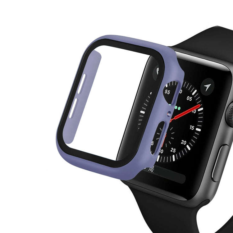 ENKAY Hat-prince Full Coverage PC Case + Tempered Glass Protector for Apple Watch Series 5 / 4 44...