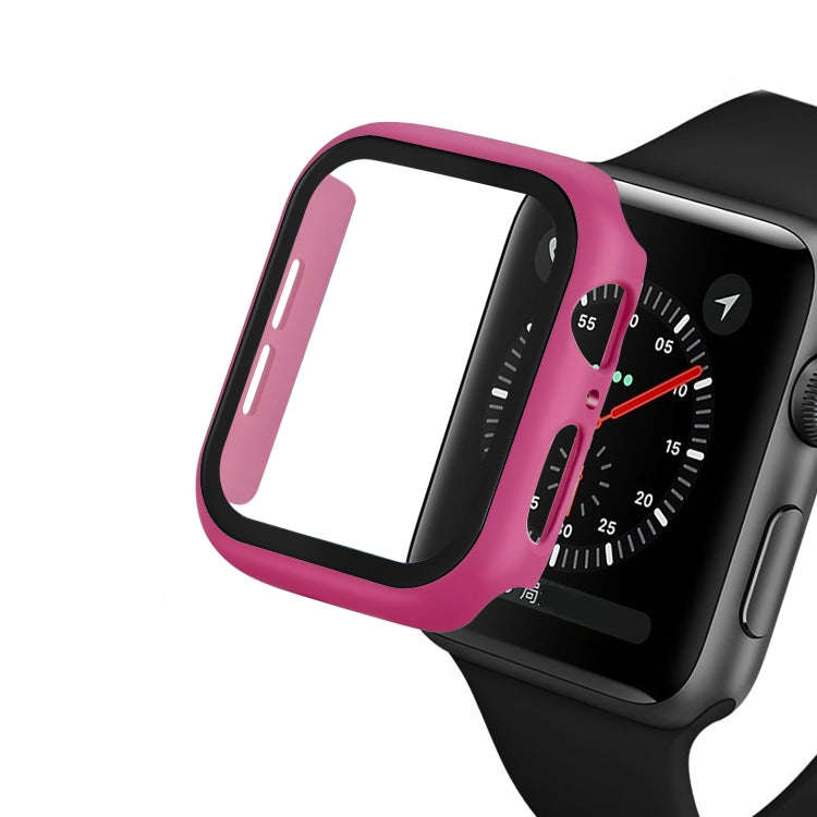 ENKAY Hat-prince Full Coverage PC Case + Tempered Glass Protector for Apple Watch Series 5 / 4 44...