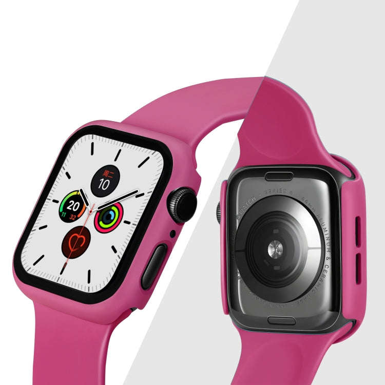 ENKAY Hat-prince Full Coverage PC Case + Tempered Glass Protector for Apple Watch Series 5 / 4 44...