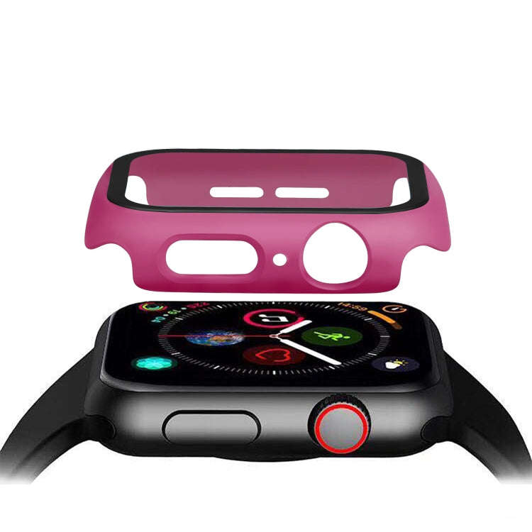 ENKAY Hat-prince Full Coverage PC Case + Tempered Glass Protector for Apple Watch Series 5 / 4 44...