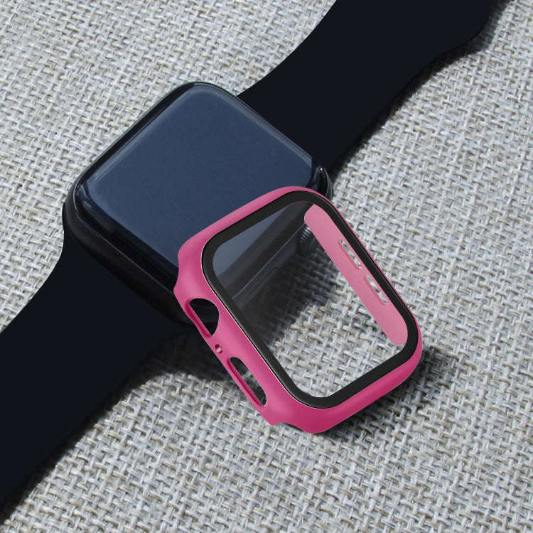 ENKAY Hat-prince Full Coverage PC Case + Tempered Glass Protector for Apple Watch Series 5 / 4 44...