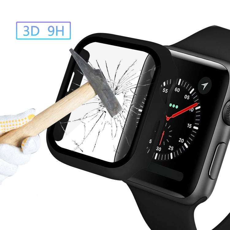 ENKAY Hat-prince Full Coverage PC Case + Tempered Glass Protector for Apple Watch Series 5 / 4 40...