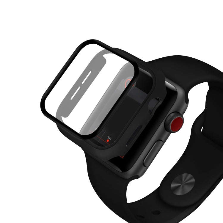 ENKAY Hat-prince Full Coverage PC Case + Tempered Glass Protector for Apple Watch Series 5 / 4 40...