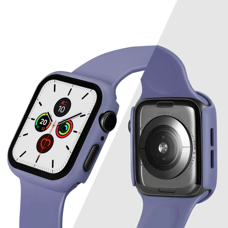 ENKAY Hat-prince Full Coverage PC Case + Tempered Glass Protector for Apple Watch Series 5 / 4 40...