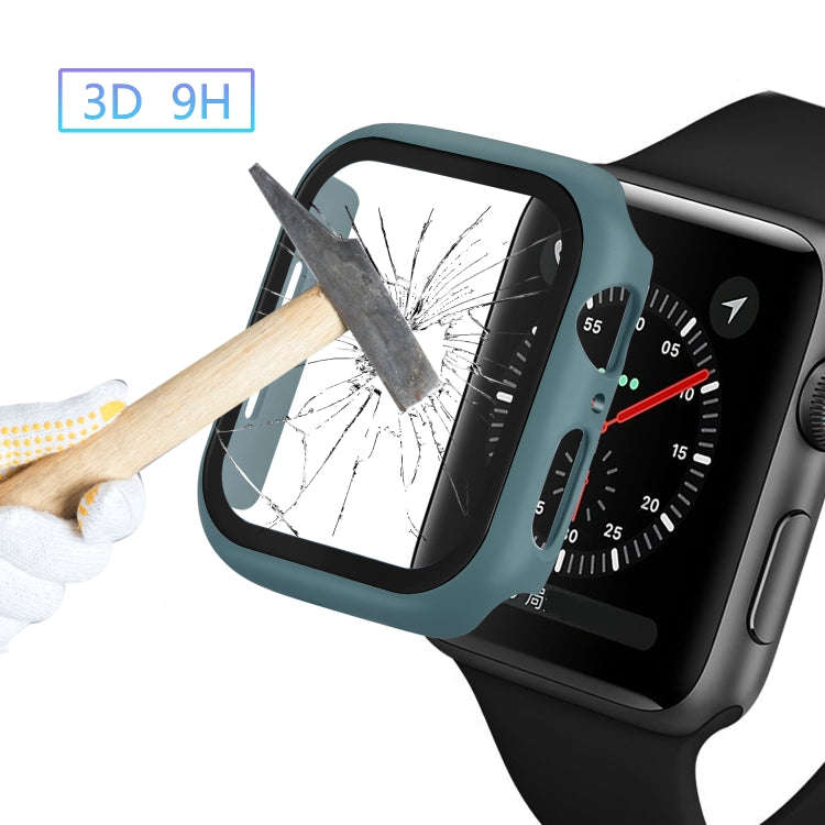 ENKAY Hat-prince Full Coverage PC Case + Tempered Glass Protector for Apple Watch Series 5 / 4 40...