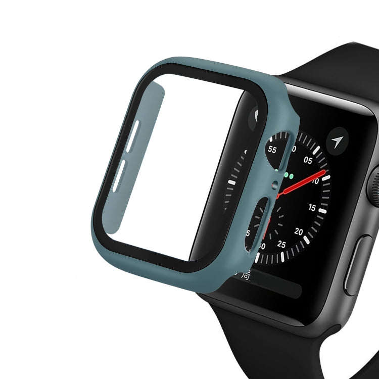 ENKAY Hat-prince Full Coverage PC Case + Tempered Glass Protector for Apple Watch Series 5 / 4 40...