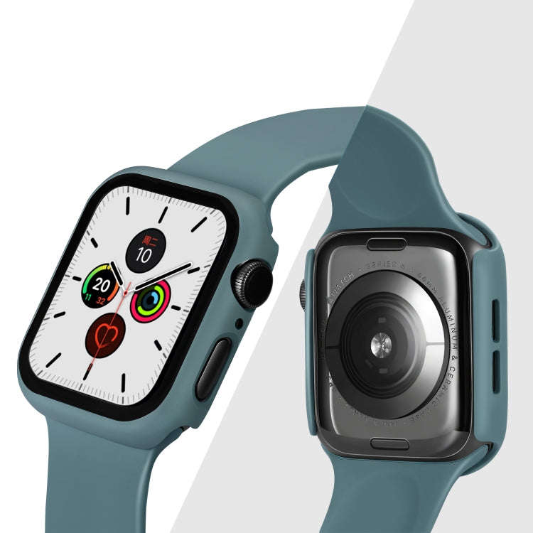 ENKAY Hat-prince Full Coverage PC Case + Tempered Glass Protector for Apple Watch Series 5 / 4 40...