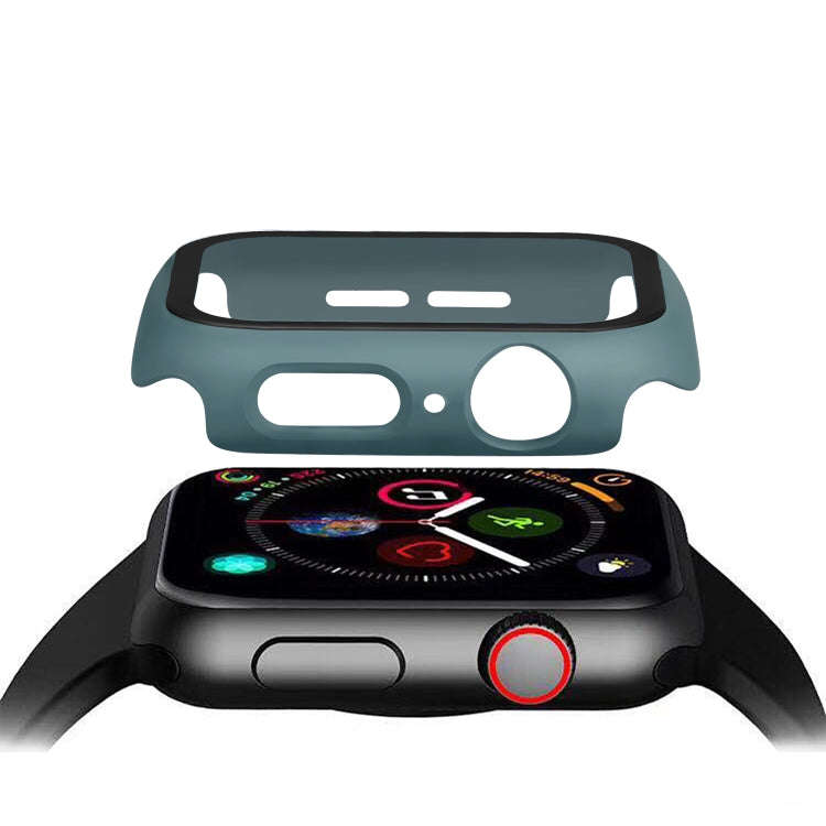 ENKAY Hat-prince Full Coverage PC Case + Tempered Glass Protector for Apple Watch Series 5 / 4 40...