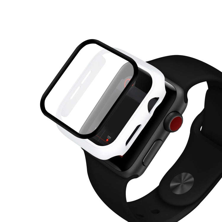 ENKAY Hat-prince Full Coverage PC Case + Tempered Glass Protector for Apple Watch Series 5 / 4 40...