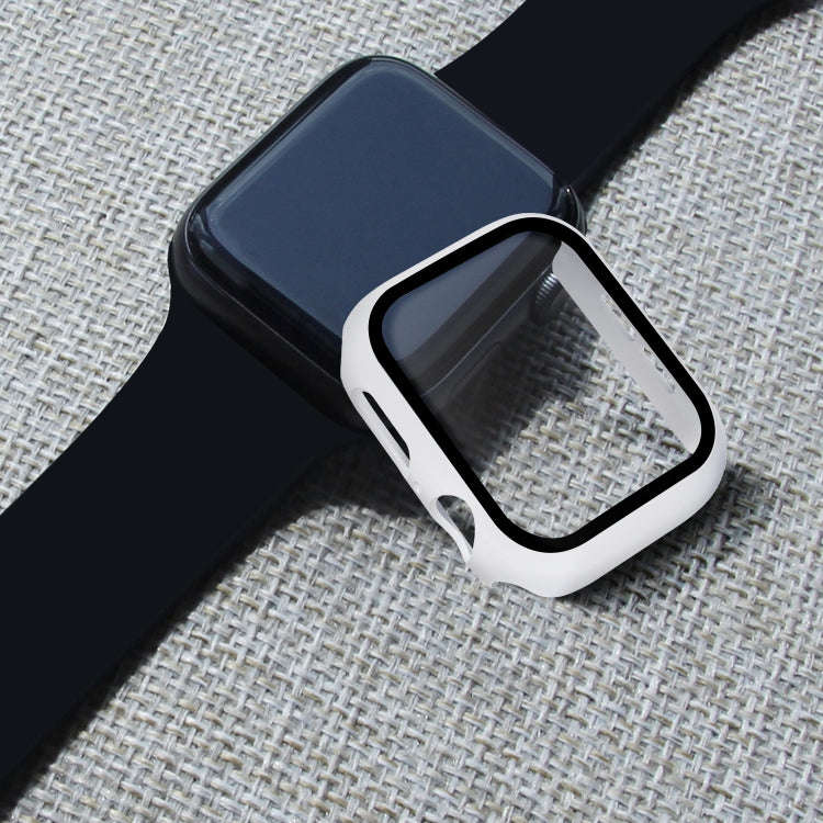 ENKAY Hat-prince Full Coverage PC Case + Tempered Glass Protector for Apple Watch Series 5 / 4 40...