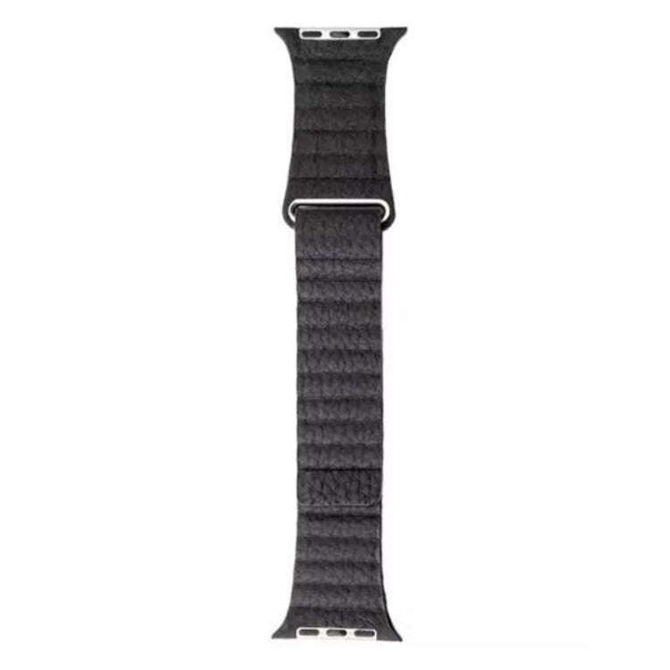 For Samsung Gear S2 / Active2  20mm Magnetic Buckle Leather Watch Band(black)