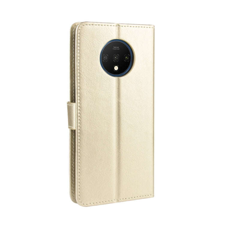 For OnePlus 7T  Retro Crazy Horse Texture Horizontal Flip Leather Case with Holder & Card Slots &...