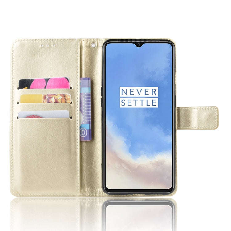 For OnePlus 7T  Retro Crazy Horse Texture Horizontal Flip Leather Case with Holder & Card Slots &...