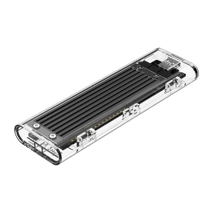 ORICO TCM2F-C3 NGFF M.2 Hard Drive Enclosure,Tool Free Type-C Interface Transparent Hard Disk Box