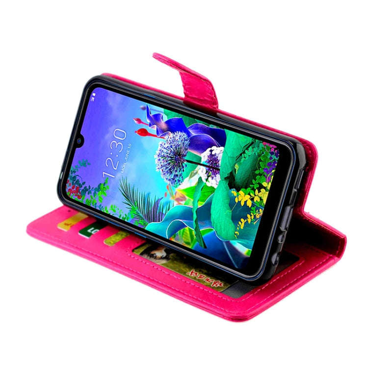For LG Q60 / K50  Crazy Horse Texture Horizontal Flip Leather Case with Holder & Card Slots & Wal...