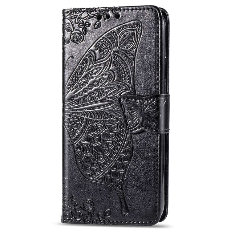 For One Plus 7T Pro  Butterfly Love Flower Embossed Horizontal Flip Leather Case with Bracket Lan...