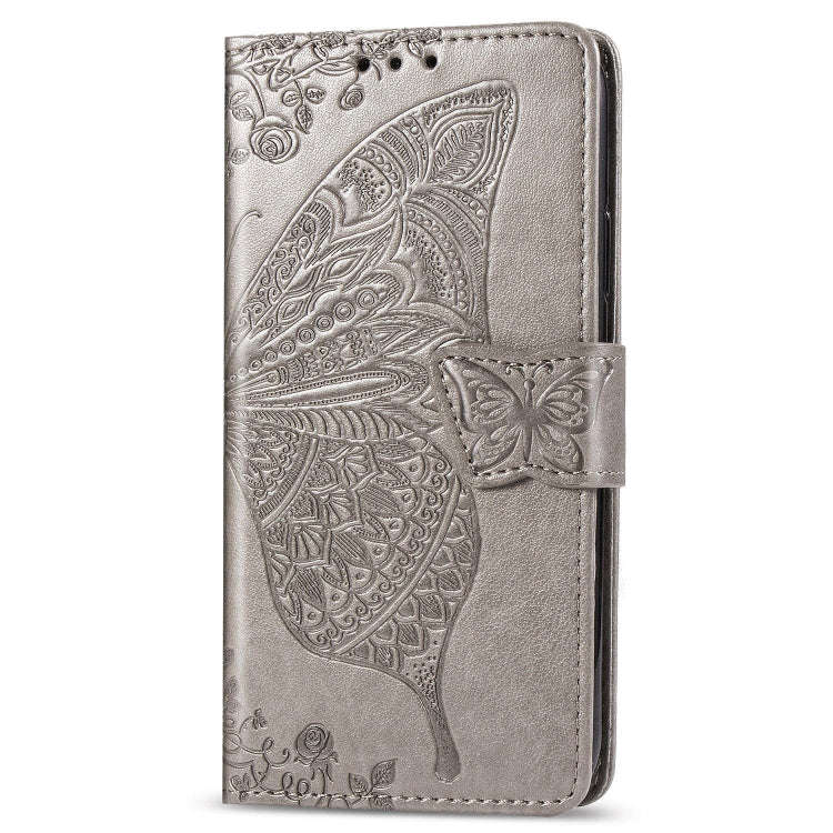 For One Plus 7T Pro  Butterfly Love Flower Embossed Horizontal Flip Leather Case with Bracket Lan...