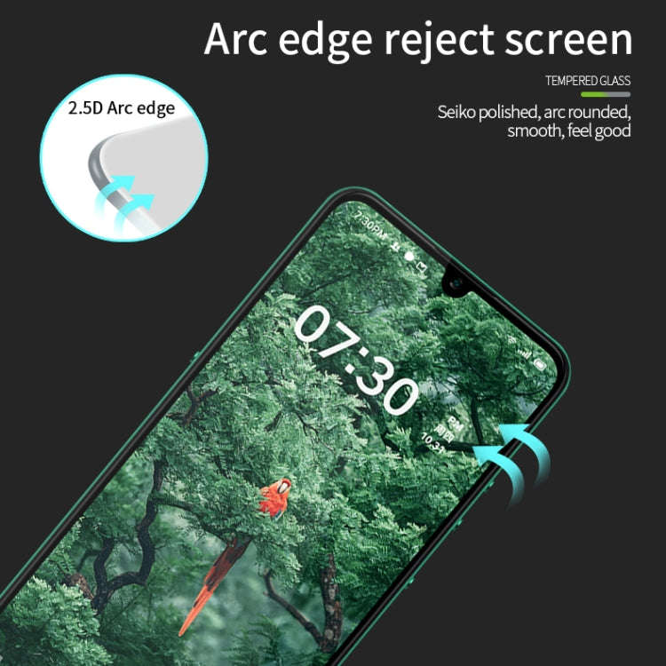 For Smartisan Nut Pro3 PINWUYO 9H 2.5D Full Screen Tempered Glass Film(Black)