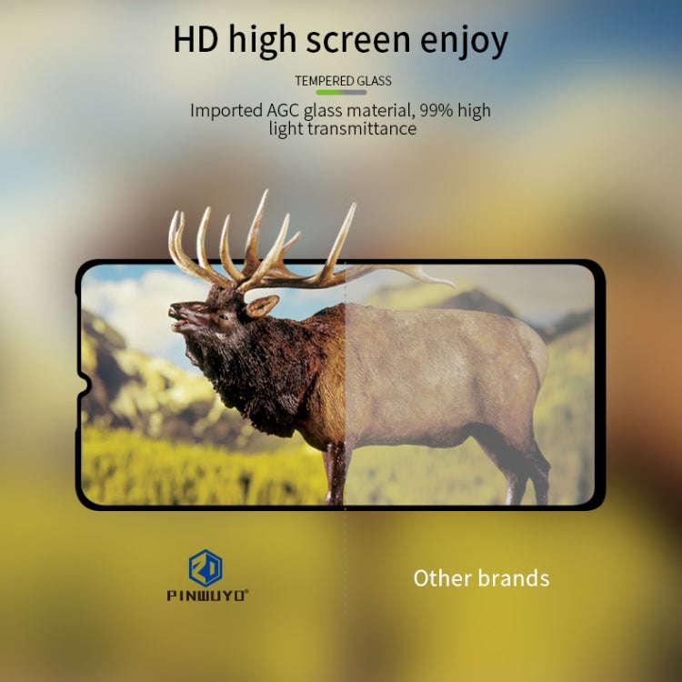 For Smartisan Nut Pro3 PINWUYO 9H 2.5D Full Screen Tempered Glass Film(Black)