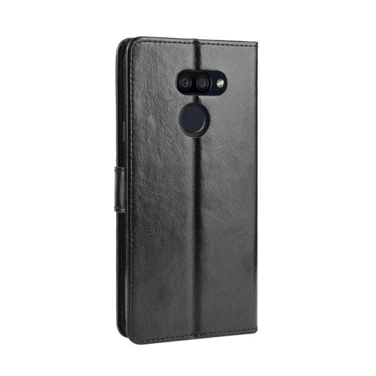 For LG K40S  Retro Crazy Horse Texture Horizontal Flip Leather Case with Holder & Card Slots & Ph...
