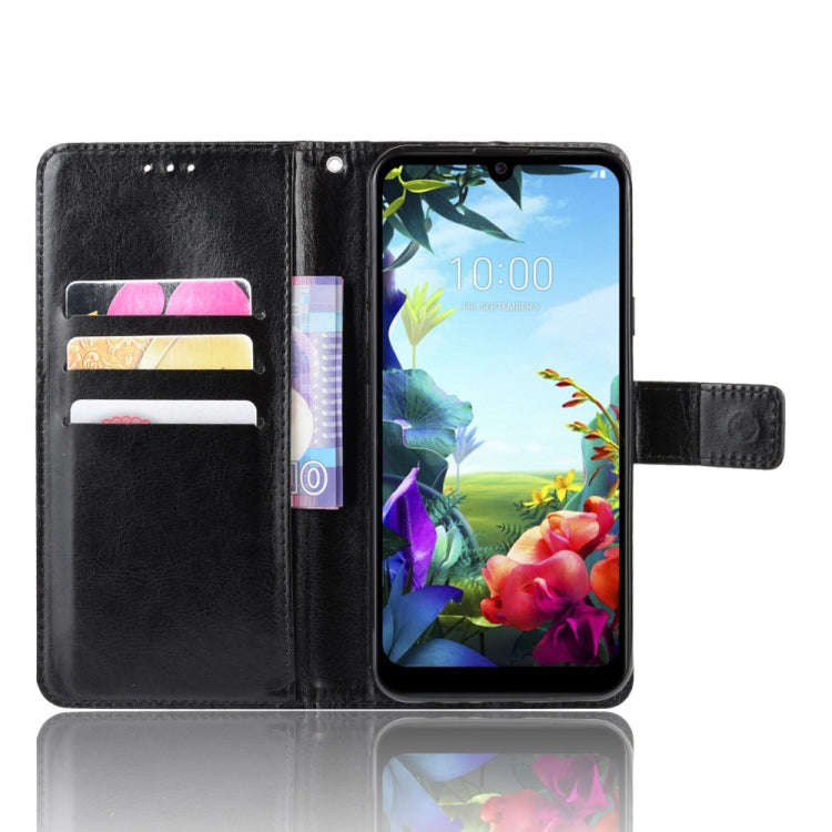 For LG K40S  Retro Crazy Horse Texture Horizontal Flip Leather Case with Holder & Card Slots & Ph...