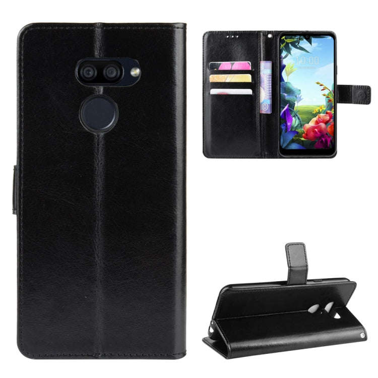 For LG K40S  Retro Crazy Horse Texture Horizontal Flip Leather Case with Holder & Card Slots & Ph...