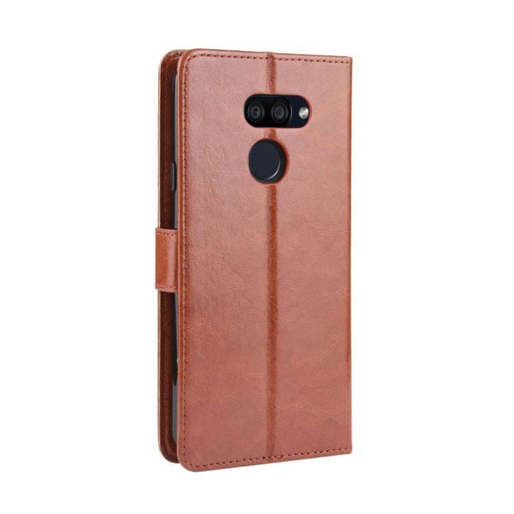 For LG K40S  Retro Crazy Horse Texture Horizontal Flip Leather Case with Holder & Card Slots & Ph...