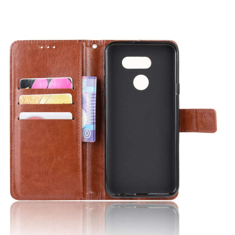 For LG K40S  Retro Crazy Horse Texture Horizontal Flip Leather Case with Holder & Card Slots & Ph...