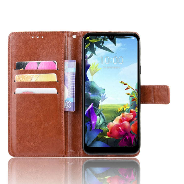 For LG K40S  Retro Crazy Horse Texture Horizontal Flip Leather Case with Holder & Card Slots & Ph...