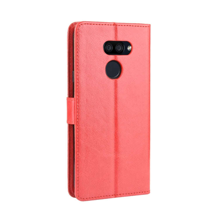 For LG K40S  Retro Crazy Horse Texture Horizontal Flip Leather Case with Holder & Card Slots & Ph...