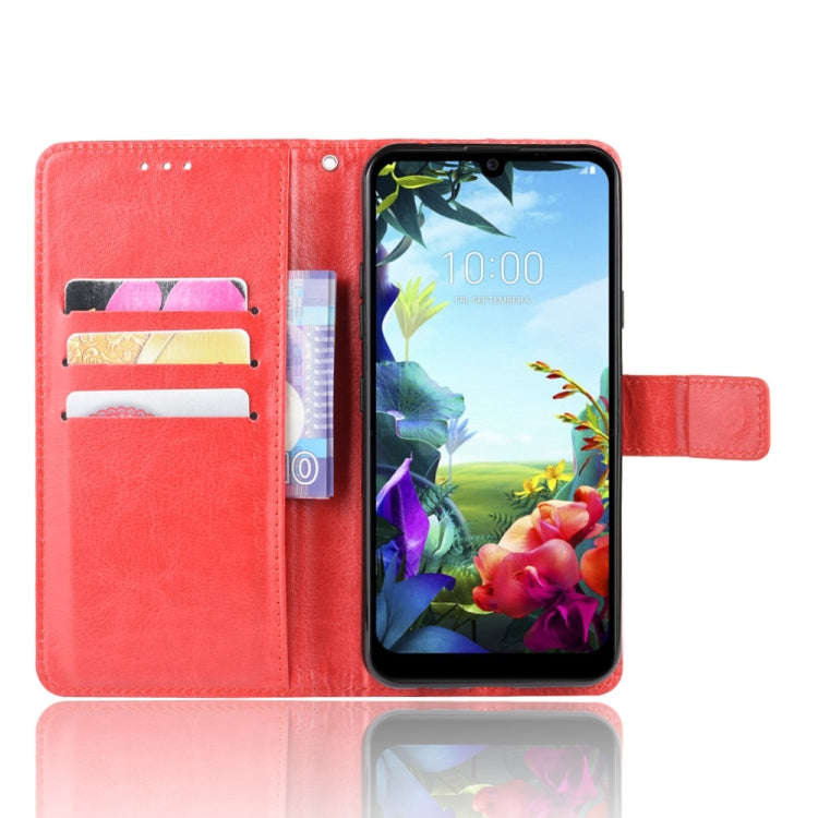 For LG K40S  Retro Crazy Horse Texture Horizontal Flip Leather Case with Holder & Card Slots & Ph...