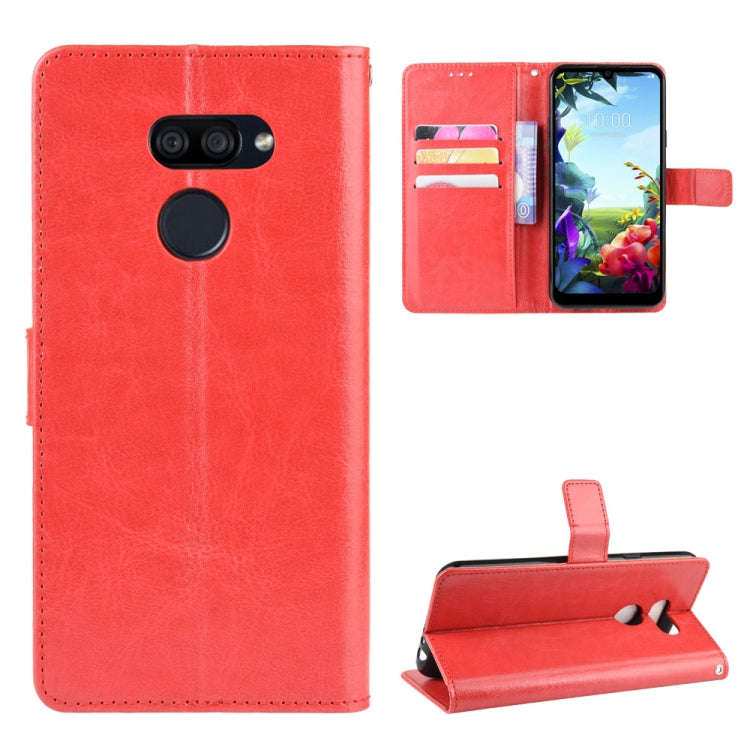 For LG K40S  Retro Crazy Horse Texture Horizontal Flip Leather Case with Holder & Card Slots & Ph...