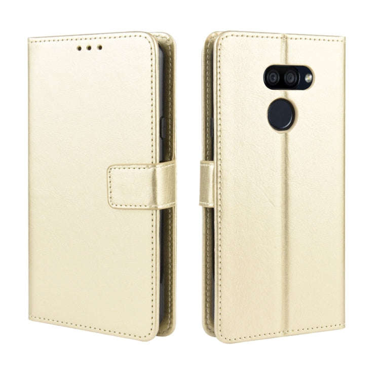 For LG K40S  Retro Crazy Horse Texture Horizontal Flip Leather Case with Holder & Card Slots & Ph...