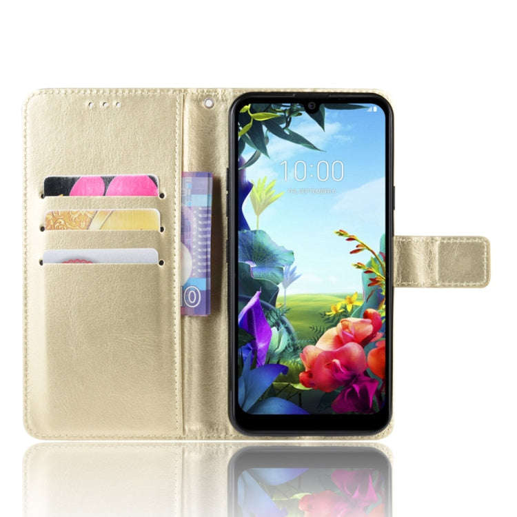 For LG K40S  Retro Crazy Horse Texture Horizontal Flip Leather Case with Holder & Card Slots & Ph...