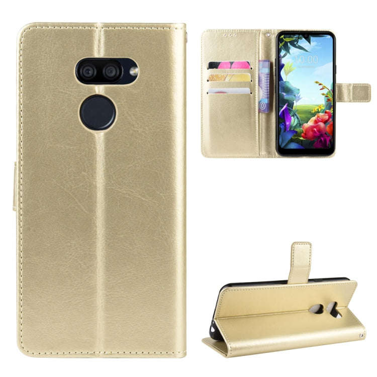 For LG K40S  Retro Crazy Horse Texture Horizontal Flip Leather Case with Holder & Card Slots & Ph...