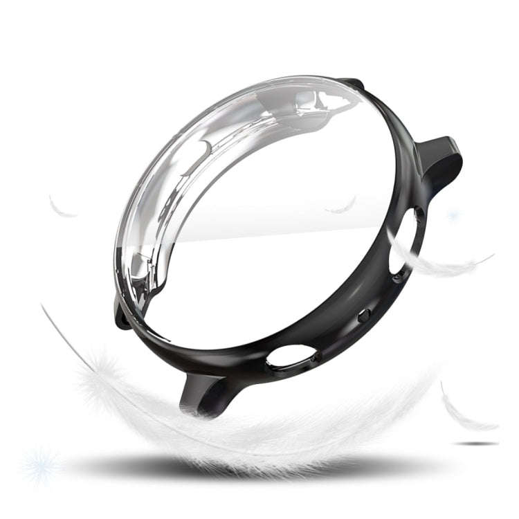 For Samsung Galaxy Watch Active 2 44mm ENKAY Hat-prince Full Coverage Electroplate TPU Case(Black)