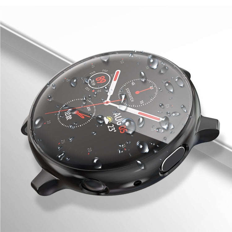 For Samsung Galaxy Watch Active 2 44mm ENKAY Hat-prince Full Coverage Electroplate TPU Case(Black)