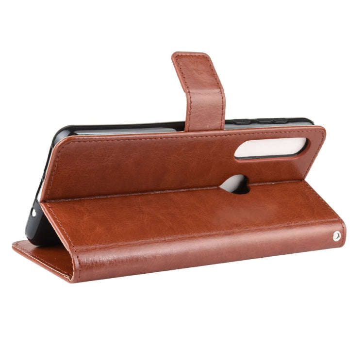 For  Motorola Moto G8 Plus Retro Crazy Horse Texture Horizontal Flip Leather Case with Holder & C...