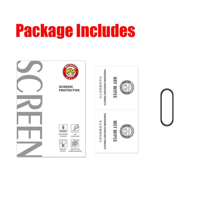 For XIAOMI MI BAND 4 ENKAY Hat-prince 3D Full Screen Soft PC Edge + PMMA HD Screen Protector Film