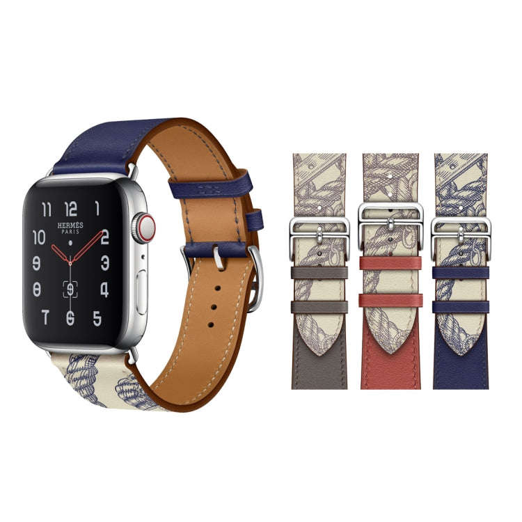 For Apple Watch 3 / 2 / 1 Generation 42mm Universal Silk Screen Psingle-ring Watch Band(Red)