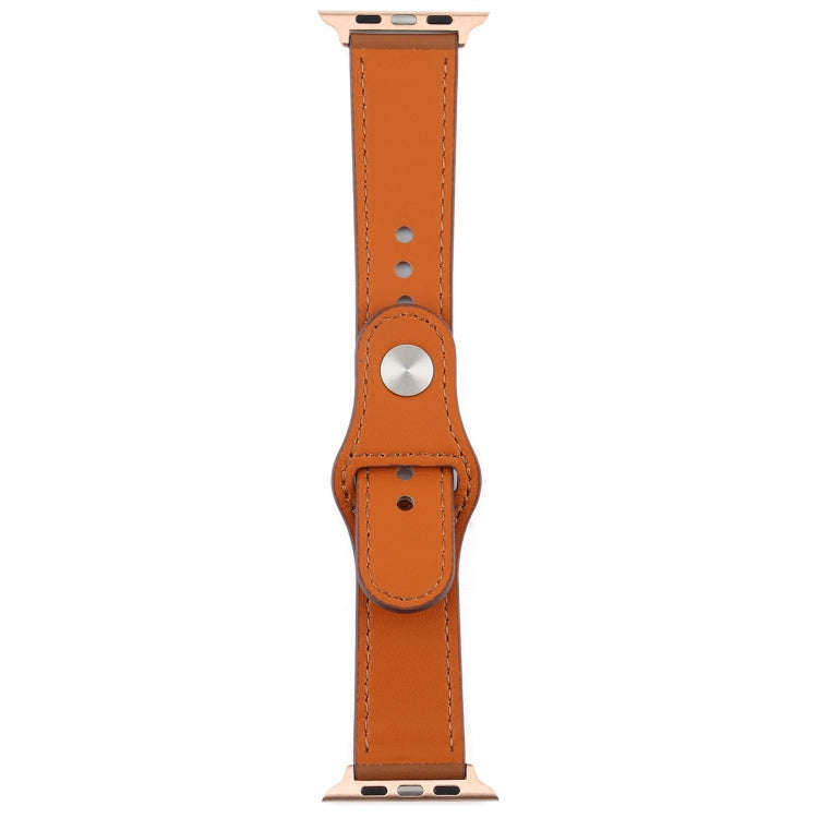 For Apple Watch 3 / 2 / 1 Generation 42mm Universal Buckle Leather Strap(Brown)
