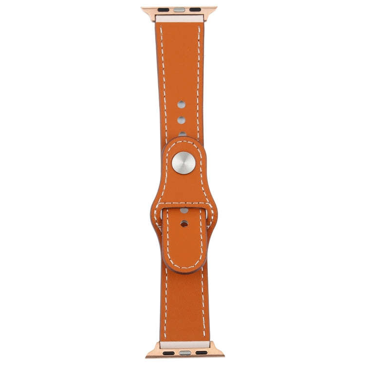 For Apple Watch 3 / 2 / 1 Generation 38mm Universal Buckle Leather Strap(Ivory White)