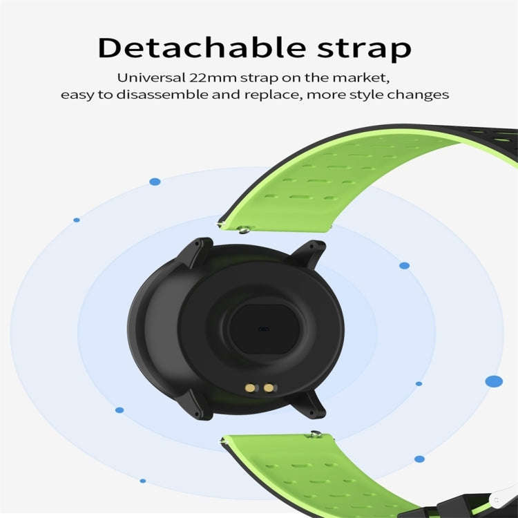 119plus 1.3inch IPS Color Screen Smart Watch IP68 Waterproof,Support Call Reminder /Heart Rate Mo...