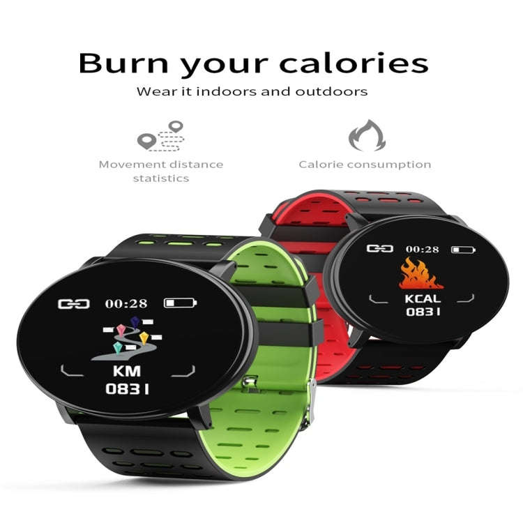 119plus 1.3inch IPS Color Screen Smart Watch IP68 Waterproof,Support Call Reminder /Heart Rate Mo...