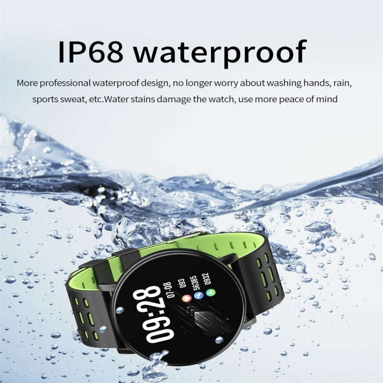 119plus 1.3inch IPS Color Screen Smart Watch IP68 Waterproof,Support Call Reminder /Heart Rate Mo...