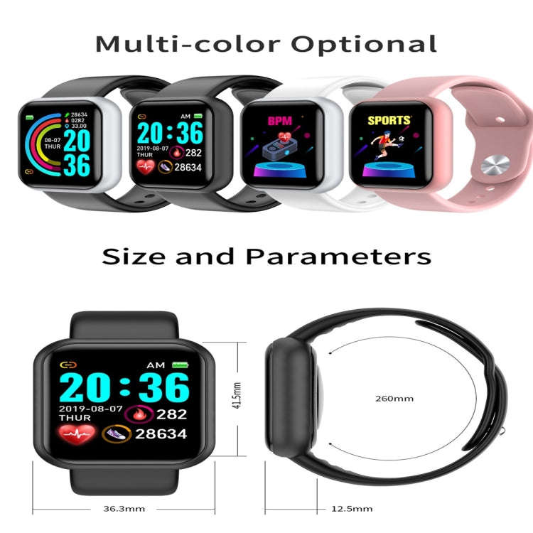 GM20 1.3inch IPS Color Screen Smart Watch IP67 Waterproof,Support Call Reminder /Heart Rate Monit...