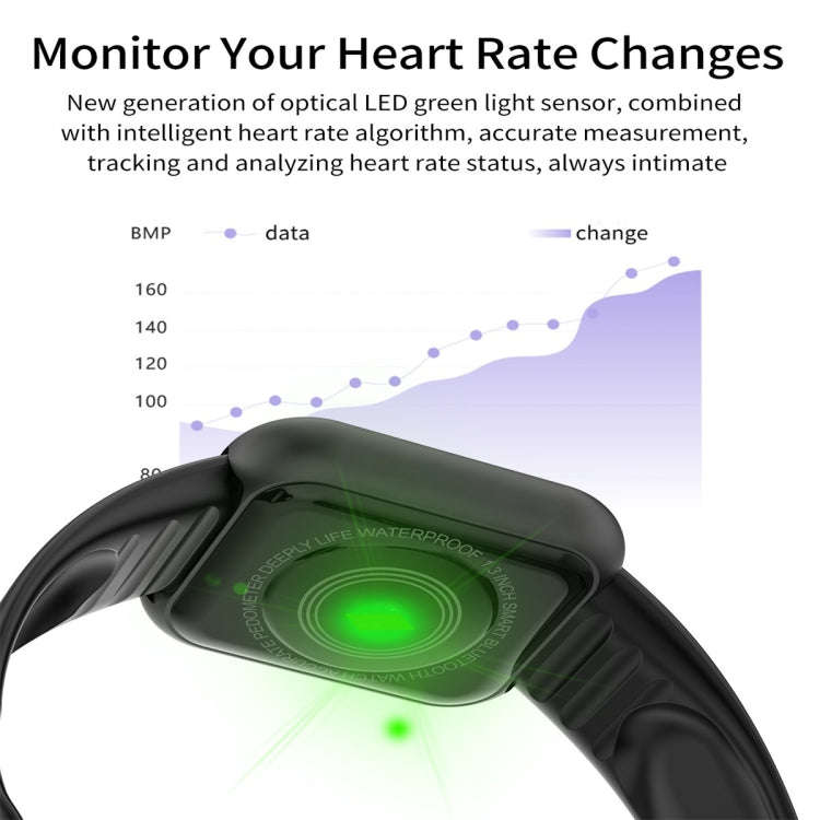 GM20 1.3inch IPS Color Screen Smart Watch IP67 Waterproof,Support Call Reminder /Heart Rate Monit...