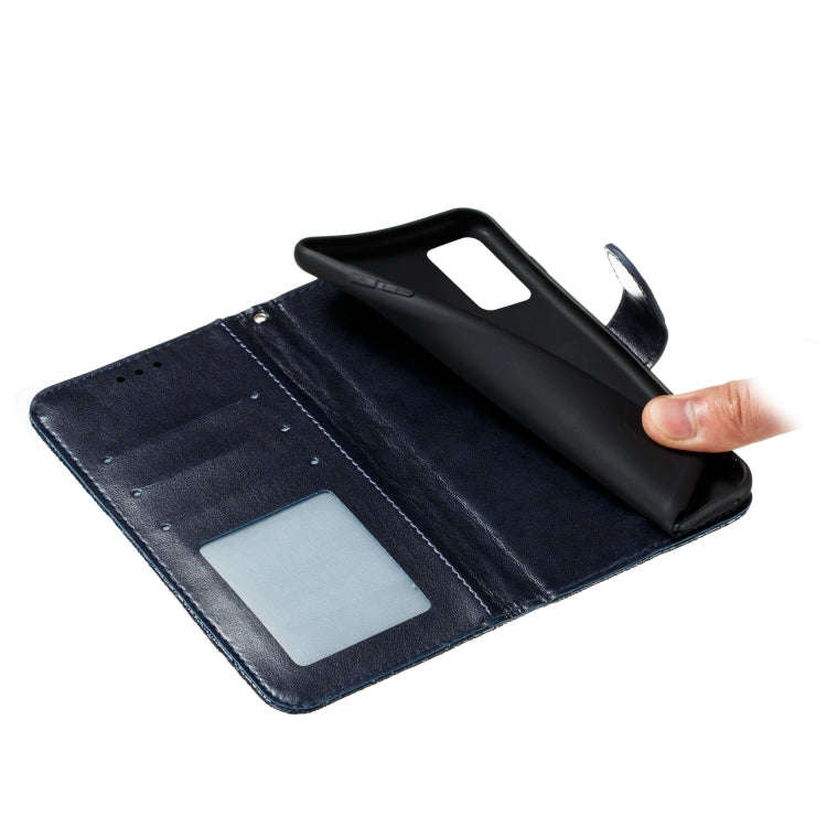 For Huawei P40 Lace Flower Embossing Pattern Horizontal Flip Leather Case with Holder & Card Slot...